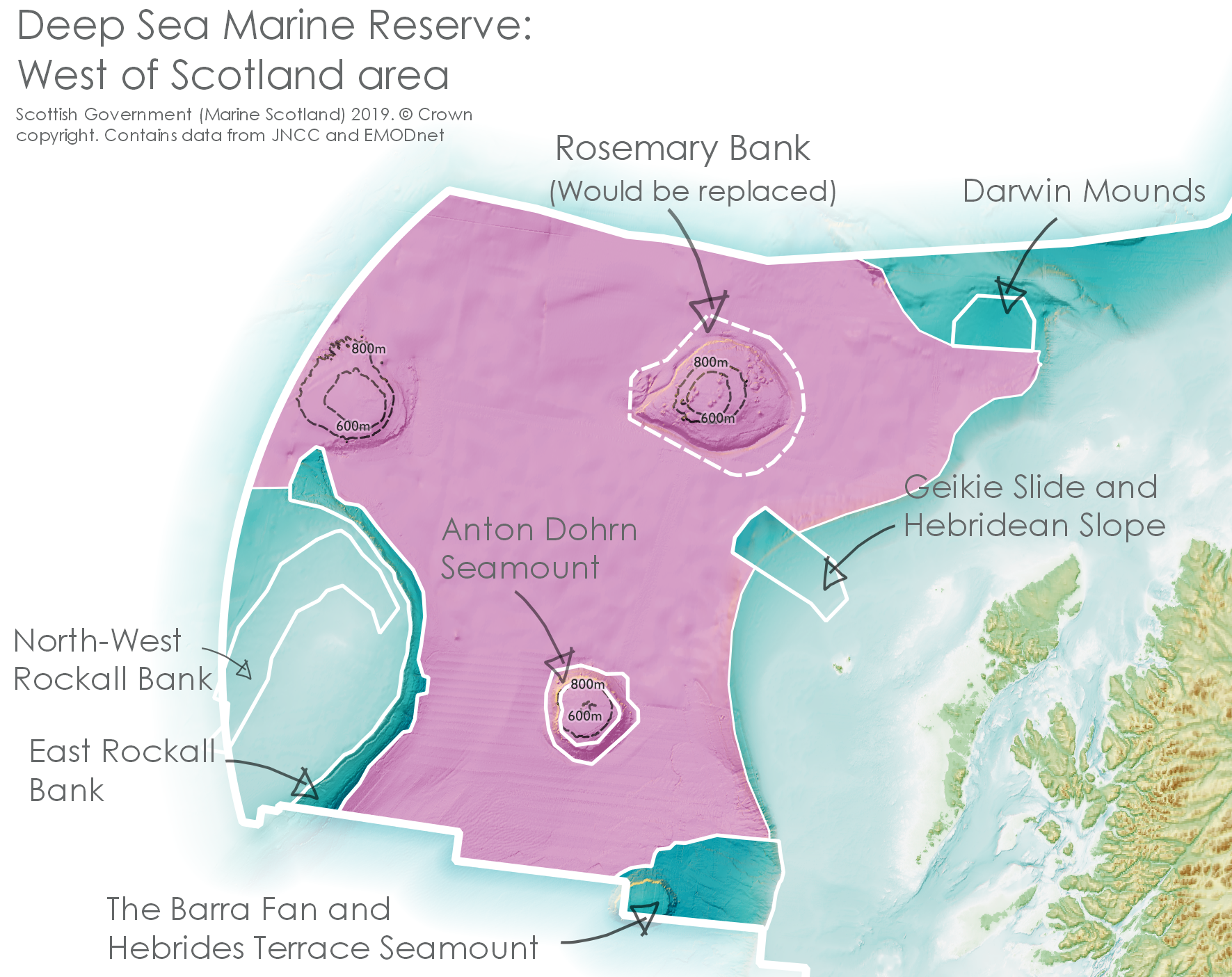 Dee Sea Marine Reserve: West of Scotland area